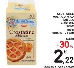 Spazio Conad Barilla crostatine mulino bianco offerta