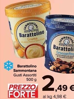 Carrefour Market Sammontana barattolino offerta