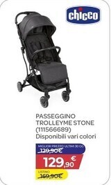 Bimbo Store Chicco passeggino trolleyme stone offerta