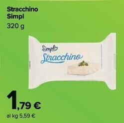 Carrefour Market Simpl stracchino offerta