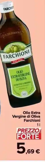 Carrefour Market Farchioni olio extra vergine di oliva offerta