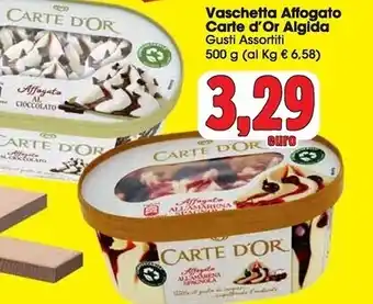 Carrefour Market Algida vaschetta affogato carte d'or offerta