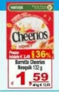 CTS Supermercati Nesquik Barrette Cheerios offerta