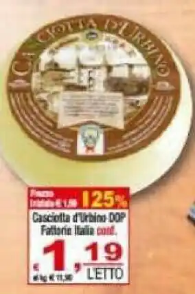 CTS Supermercati Casciotta D'Urbino DOP offerta