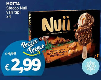 Coop MOTTA Stecco Nuii vari tipi x4 offerta