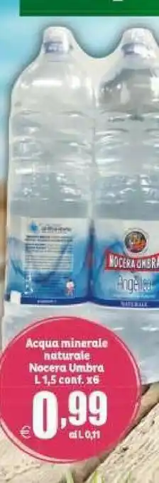 Elite Nocera umbra Acqua Minerale Naturale 1500 G(ml) offerta