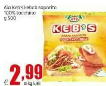 Elite Aia Keb's Kebab Saporito 100% Tacchino offerta