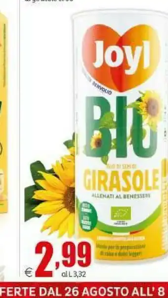 Elite Joyl Bio Olio Di Semi Di Girasole offerta
