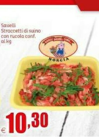 Elite Savelli Straccetti Di Suino Con Rucola offerta