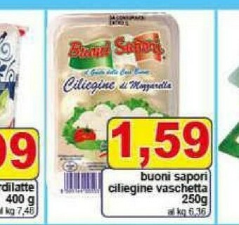 Gros Buoni sapori Ciliegine Di Mozzarella offerta
