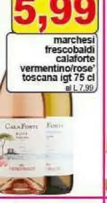 Frescobaldi Marchesi Calaforte Vermentino