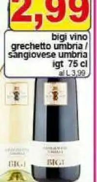 Bigi Vino Grechetto Umbria