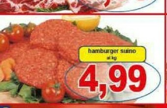 Gros Hamburger Suino offerta