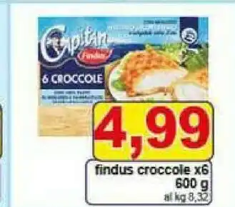 Gros Findus Croccole 600 G offerta