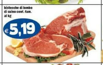 Bistecche Di Lombo Di Suino