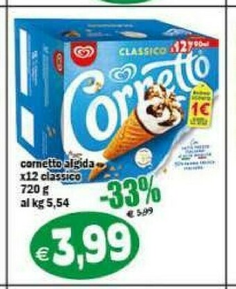 Gros Algida Cornetto Classico offerta