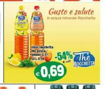 Rocchetta Elisir Thè Limone 1500 G(ml)