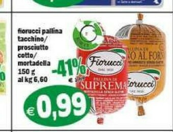 Gros Fiorucci Pallina Di Prosciutto Cotto 150 G(ml) offerta