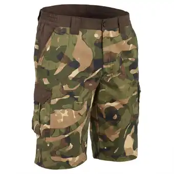 Decathlon Bermuda 500 woodland v1 marrone mimetico offerta