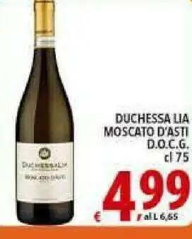 Duchessa lia Moscato D'Asti D.O.C.G