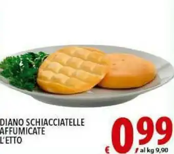 Gros Diano Schiacciatelle Affumicate L'etto offerta