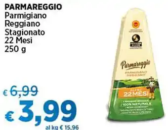 Coop PARMAREGGIO Parmigiano Reggiano Stagionato 22 Mesi 250 g offerta
