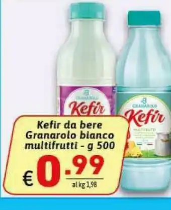 Ipercarni Granarolo Kefir Da Bere Bianco Multifrutti offerta