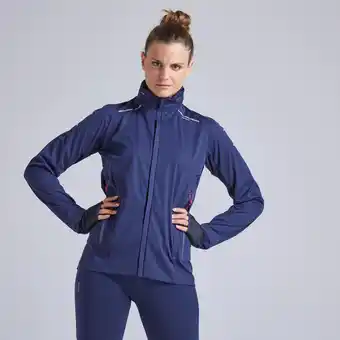 Decathlon Giacca running donna kiprun warm regul bordeaux offerta
