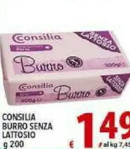 Iper Triscount Consilia Burro Senza Lattosio offerta