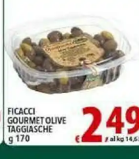 Iper Triscount Ficacci Gourmet Olive Taggiasche offerta