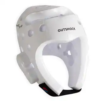 Decathlon Casco taekwondo 500 bianco offerta