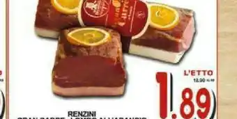 Renzini Gran Carre Lombo All'arancio