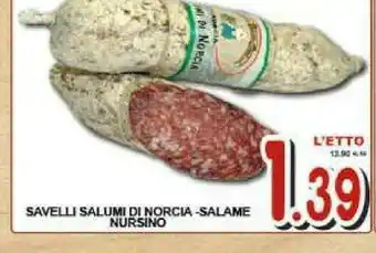 Gros Savelli Salumi Di Norcia offerta