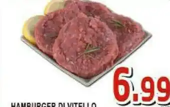 Gros Hamburger Di Vitello offerta