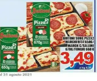 Gros Buitoni Pizza 2 Margherita offerta
