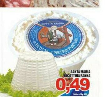 Gros Santa maria Ricottina Panna offerta