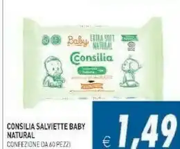 Iperfamily Consilia Salviette Baby Natural offerta