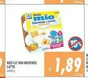 Iperfamily Nestlè Mio Merende Latte offerta