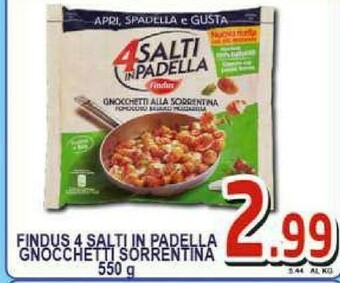 Gros 4 salti in padella Findus Gnocchetti Soòrrentina offerta