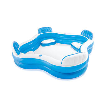 Decathlon Intex 56475np - piscina gonfiabile family quadrata, 229x229x66 cm offerta
