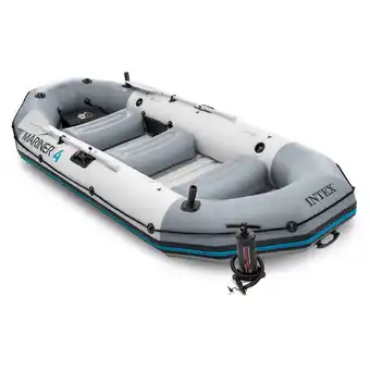 Intex 68376np - canotto gonfiabile mariner 4, 4 posti, 328x145x48 cm