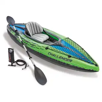 Decathlon Intex 68305np - canoa gonfiabile challenger k1, 1 posto, 274x76x33 cm offerta