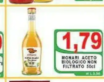 Monari Federzoni - Aceto Di Mele Non Filtrato Bio 500 G(ml)