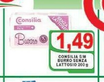 Consilia Burro Senza Lattosio