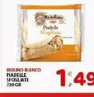 Mio Market Mulino Bianco Piadelle Sfogliate 330 G(ml) offerta