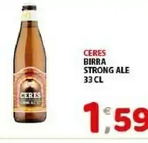 Mio Market Ceres Birra Strongale 330 G(ml) offerta