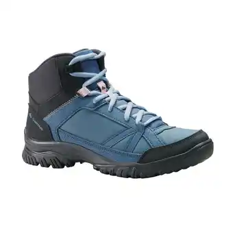 Decathlon Scarpe trekking donna nh100 mid azzurre offerta