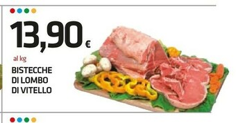 Superconti Bistecche Di Lombo Di Vitello offerta