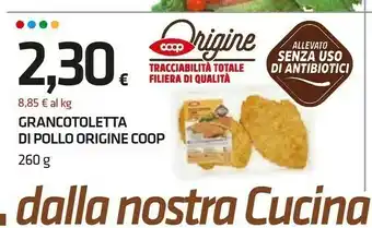 Superconti Coop - Grancotolette Di Pollo Con Filetti Di Pollo 260 G(ml) offerta