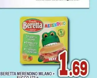Sacoph Beretta Merendino Milano + Succo offerta